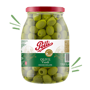 Giant Pitted Green Olives