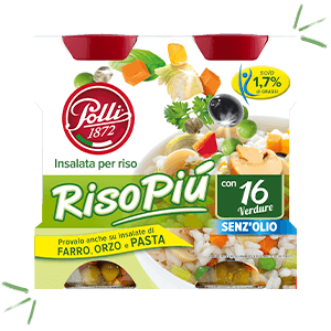Risopiù with 16 vegetables light without oil