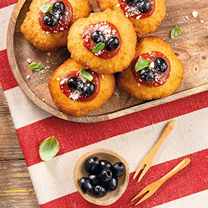 Muffins with black olives