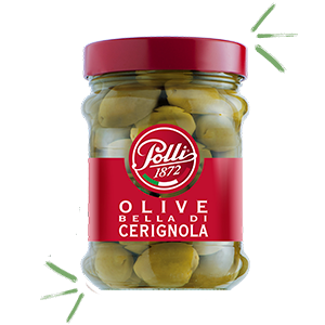 Whole Bella di Cerignola olives 300g